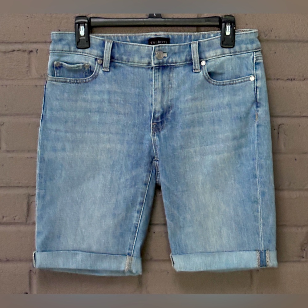 Talbots  Girlfriend Denim Shorts  2